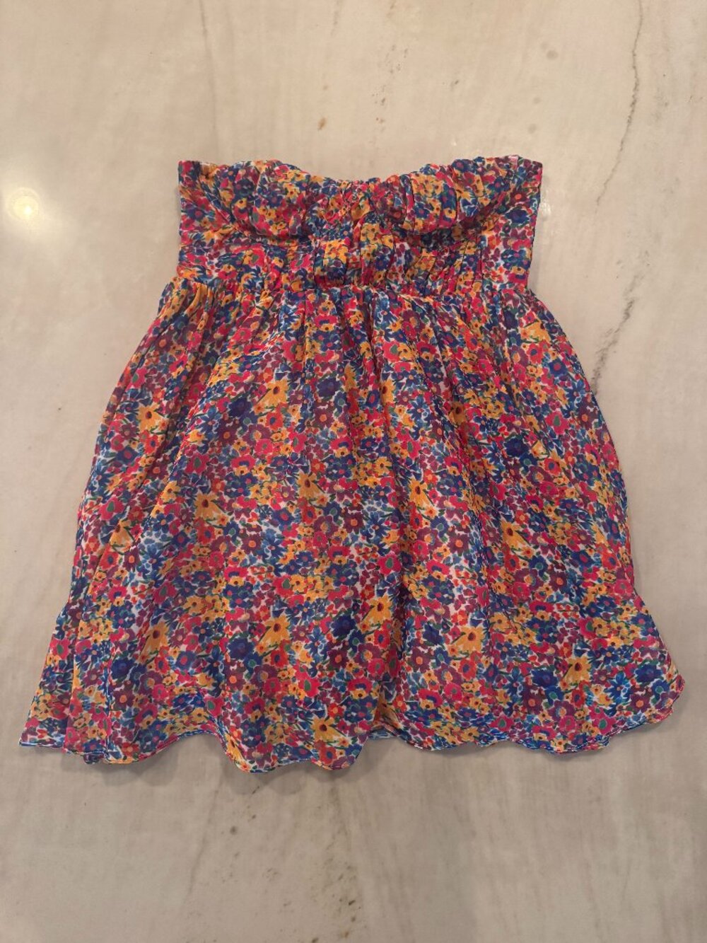 For Love & Lemons Rainbow Floral Dress